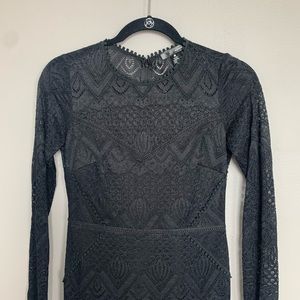 AQUA Black Lace Dress from Bloomingdale’s